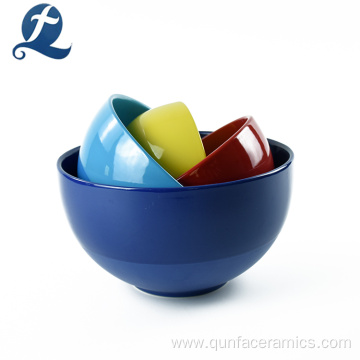 Latest Colorful Stoneware Ceramic Bowl